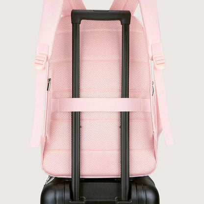 Luxe Roze Rugzak – Waterafstotende Laptop & Schooltas met USB-aansluiting