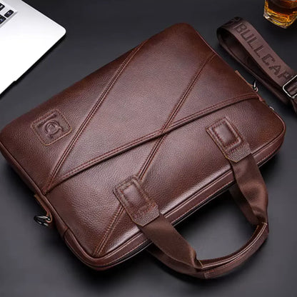 Leren Laptoptas Zwart – Elegant & Functioneel