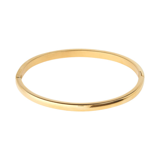 Goudkleurige Bangle Armband – Minimalistisch & Tijdloos Dames Sieraad