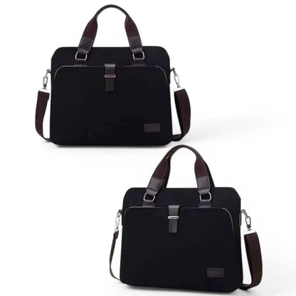 Canvas Laptoptas Bruin – Lichtgewicht & Duurzaam