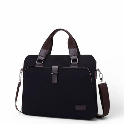Canvas Laptoptas Bruin – Lichtgewicht & Duurzaam