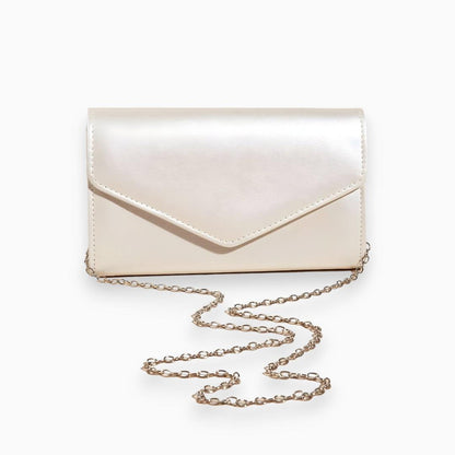 Metallic Envelope Clutch met Ketting – Elegant & Tijdloos