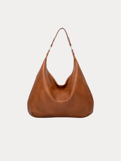 Charlotte – Dames Leren Hobo Schoudertas | Ruim, Tijdloos & Comfortabel voor Dagelijks Gebruik