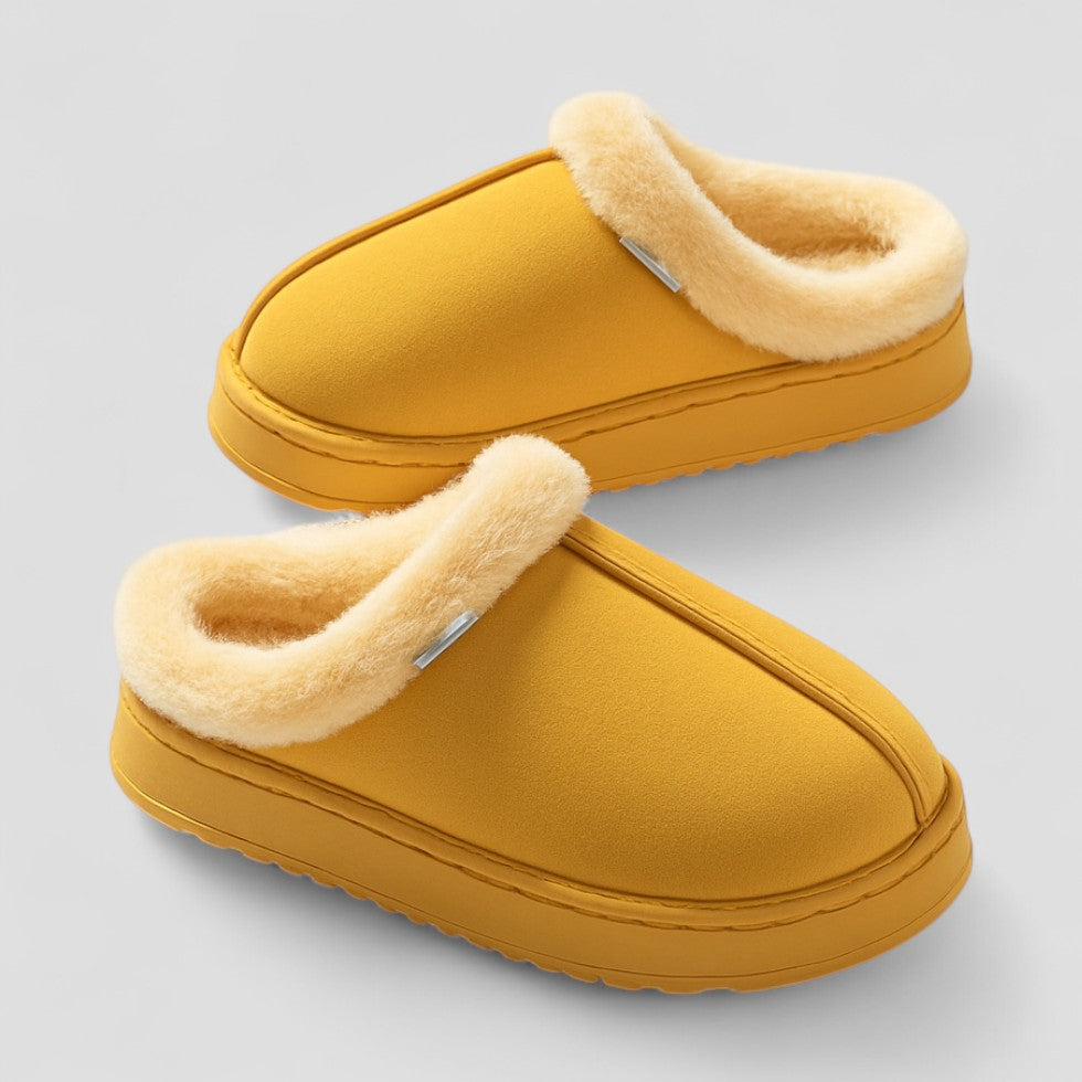 Warme Dames en Heren Pantoffels – Comfortabele Slippers met Bontvoering