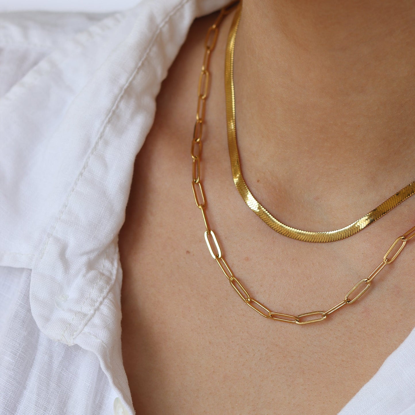 Goudkleurige Rope Ketting – Elegant, Duurzaam en Tijdloos