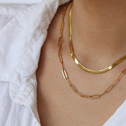 Goudkleurige Rope Ketting – Elegant, Duurzaam en Tijdloos