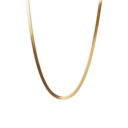Snake Chain Ketting Goud – Minimalistische & Tijdloze Halsketting