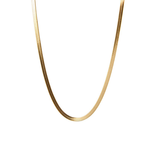 Snake Chain Ketting Goud – Minimalistische & Tijdloze Halsketting