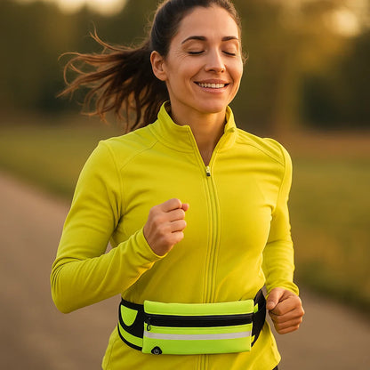 Sportieve Running Heuptas – Waterafstotend, Reflecterend en Lichtgewicht