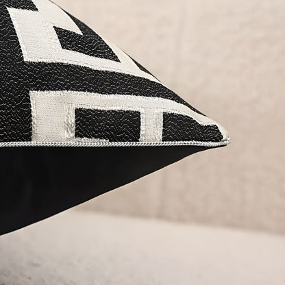 Decoratief Sierkussen met Geometrisch Patroon – Luxe Kussenhoes in Diverse Kleuren