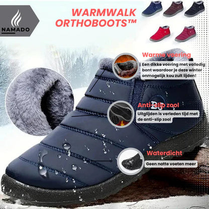 Warme Waterdichte Winterlaarzen – Antislip Sneeuwschoenen met Bontvoering