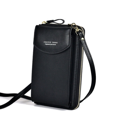 Forever Young Crossbody Telefoontas – Compacte Schoudertas met Meerdere Vakken