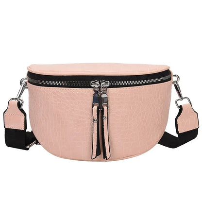 Croco Heuptas met Dubbele Rits – Trendy & Functioneel