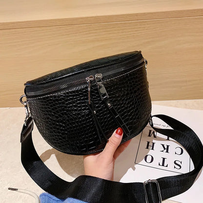Croco Heuptas met Dubbele Rits – Trendy & Functioneel