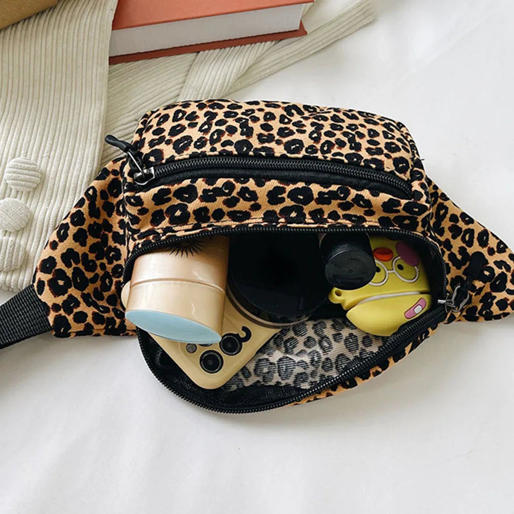 Leopard Crossbody Heuptas – Trendy, Ruim & Comfortabel