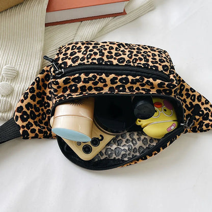 Leopard Crossbody Heuptas – Trendy, Ruim & Comfortabel