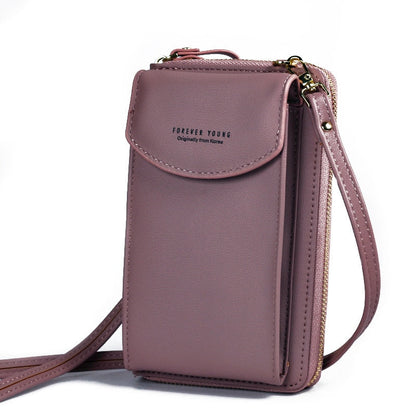 Forever Young Crossbody Telefoontas – Compacte Schoudertas met Meerdere Vakken
