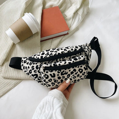 Leopard Crossbody Heuptas – Trendy, Ruim & Comfortabel