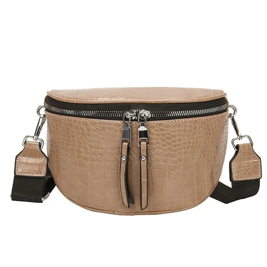 Croco Heuptas met Dubbele Rits – Trendy & Functioneel