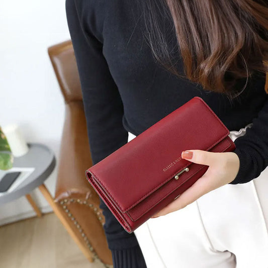 Luxe Dames Portemonnee – Stijlvol, Ruim & Handig