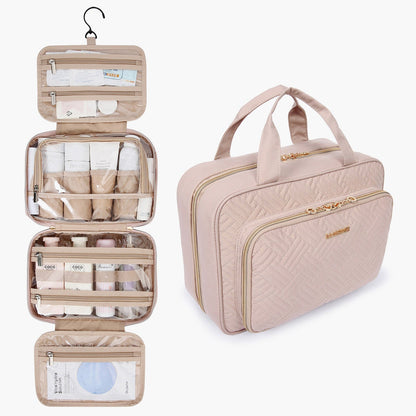 Waterdichte Toilettas met Doorzichtige Reisset – Luxe Opberg- & Make-up Tas voor Reizen
