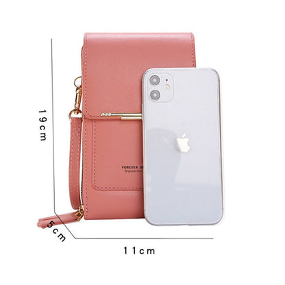 Forever Young Crossbody Telefoontas – Compacte Portemonnee Tas met Meerdere Vakken
