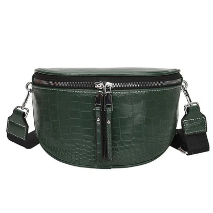 Croco Heuptas met Dubbele Rits – Trendy & Functioneel