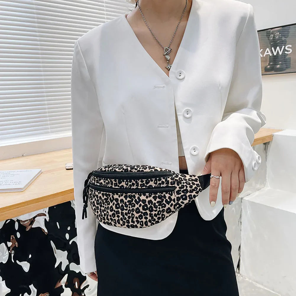 Leopard Crossbody Heuptas – Trendy, Ruim & Comfortabel