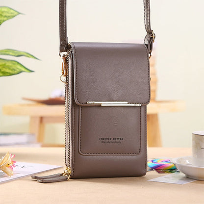 Forever Young Crossbody Telefoontas – Compacte Portemonnee Tas met Meerdere Vakken