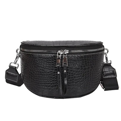 Croco Heuptas met Dubbele Rits – Trendy & Functioneel