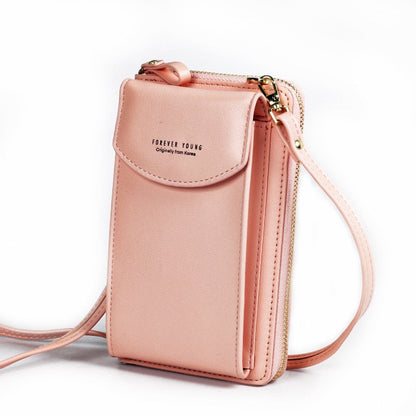Forever Young Crossbody Telefoontas – Compacte Schoudertas met Meerdere Vakken