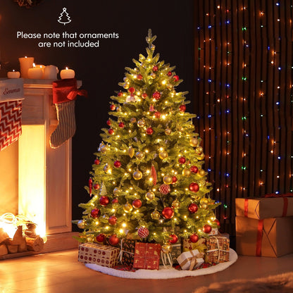 Kunstkerstboom 150 cm met 250 LED’s – volle PVC / PE boom inclusief 844 takken