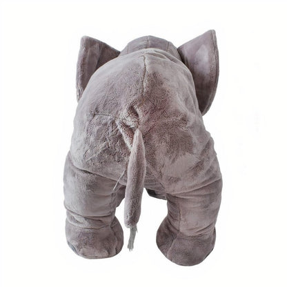 Grijze Pluche Olifant – Zacht, Knuffelbaar & Schattig