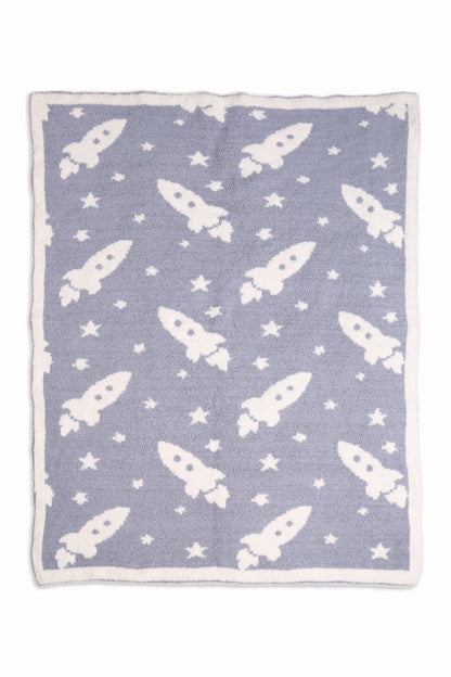 Kinderplaid – Zacht & Luxe Bijenpatroon