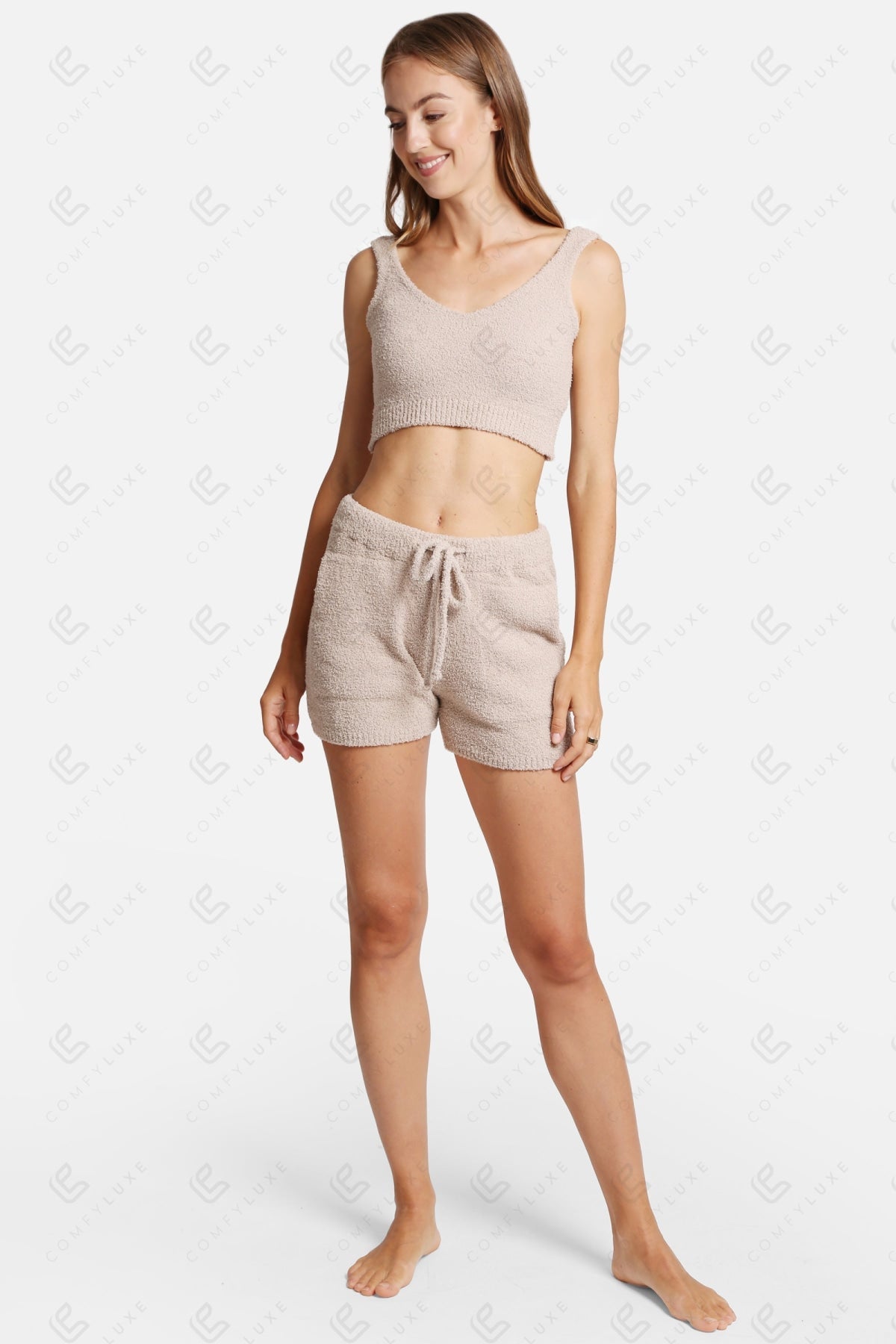 Zachte Dames Lounge Shorts met Pockets & Trekkoord – Comfortabele Loungewear