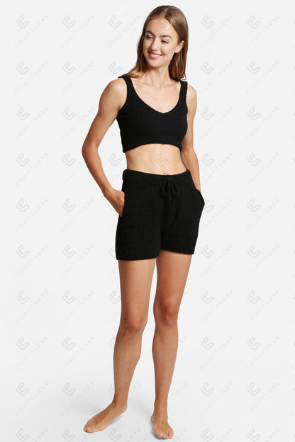 Zachte Dames Lounge Shorts met Pockets & Trekkoord – Comfortabele Loungewear