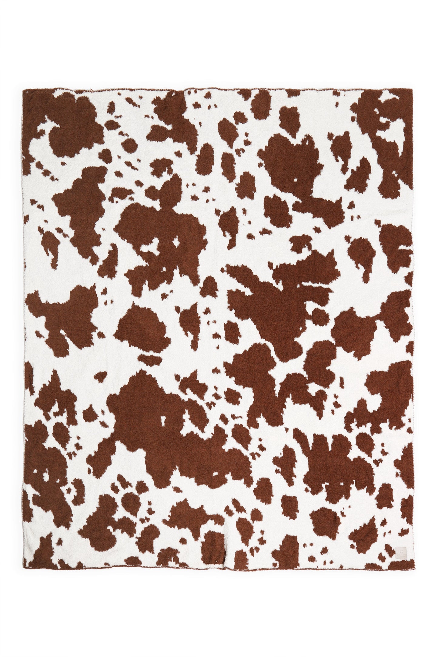 Koeienprint Fleece Deken – Zachte Luxe Woonplaid in Zwart of Bruin