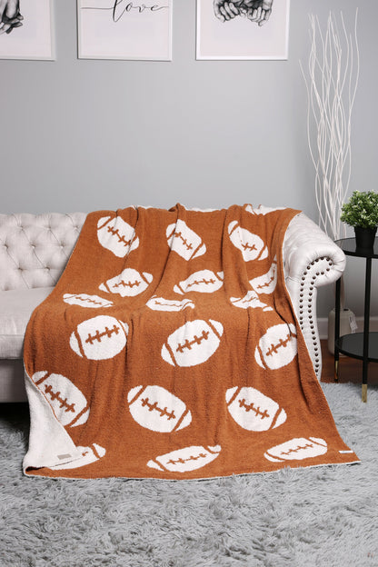 Voetbal Patroon Luxe Zachte Fleece Deken – Sportief & Comfortabel Plaid 130x150cm