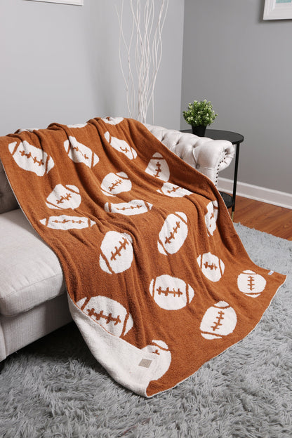 Voetbal Patroon Luxe Zachte Fleece Deken – Sportief & Comfortabel Plaid 130x150cm