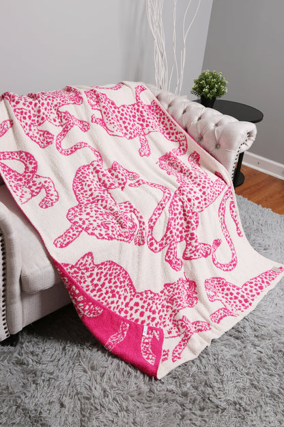 Luxe Dierenpatroon Soft Throw Deken – Warm & Stijlvol