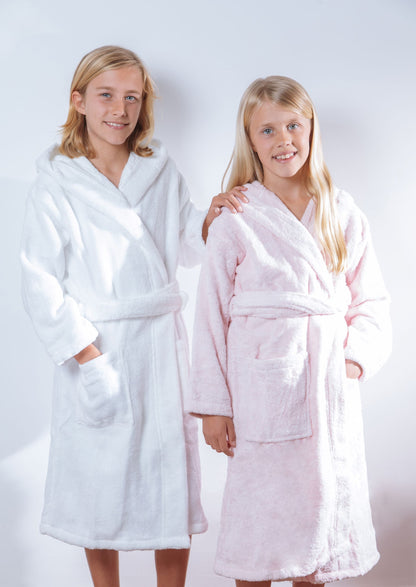 Kinderbadjas met Capuchon – Zero-Twist Katoen | Zacht & Luchtig
