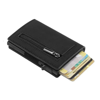 Premium RFID Portemonnee met Ritsvak – Compact en Anti-Skim Bescherming