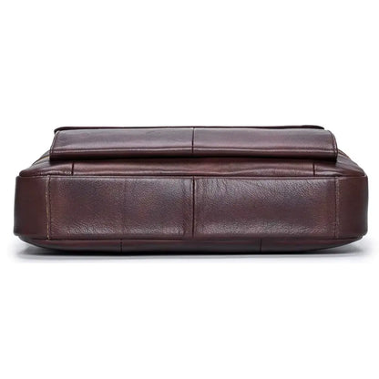 Leren laptoptas heren 14 inch – Luxe, Duurzaam & Beschermend
