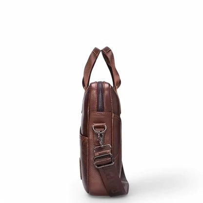 Leren Laptoptas Zwart – Elegant & Functioneel