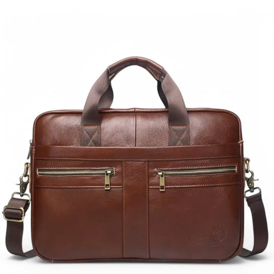 Leren Laptoptas Heren 15.6 inch – Luxe & Praktische Werktas voor Laptop