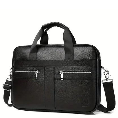 Leren Laptoptas Heren 15.6 inch – Luxe & Praktische Werktas voor Laptop