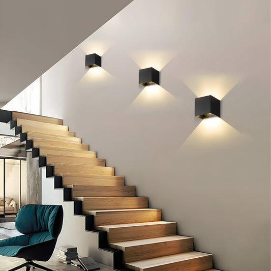Moderne  oplaadbare LED Wandlamp – Up & Down Verlichting voor Woonkamer, Hal en Slaapkamer