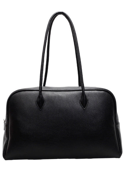 Klassieke Structured Schoudertas Dames – PU Leren Handtas met Rits
