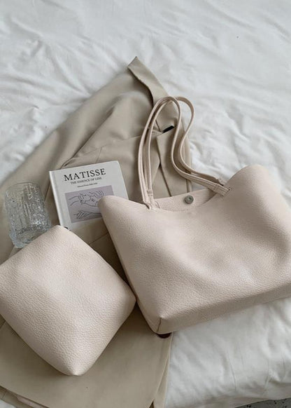 Soft Leather Tote – Ruime Leren Shopper voor Werk & Dagelijks Gebruik