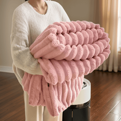 Cozy Fleece Deken – Superzachte & Warme Plaid voor Bank en BedCozyBlanket - Lyxig Plyschfleecefilt för Soffan - Mjuk, Varm och Mysig filt för Soffan och Vardagsrummet